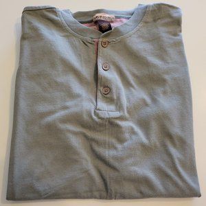 R & R Outdoors Men's 3-Button Cotton Henley Shirt - XL, Olive